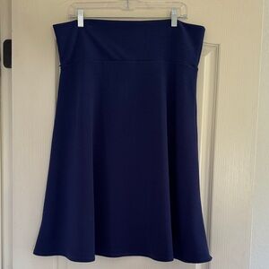 LuLaRoe Navy Azure skirt 2xl